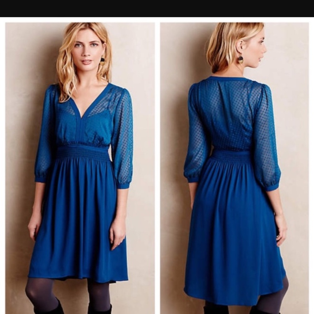 NWOT Anthropolgie HD in Paris, Celeste dress